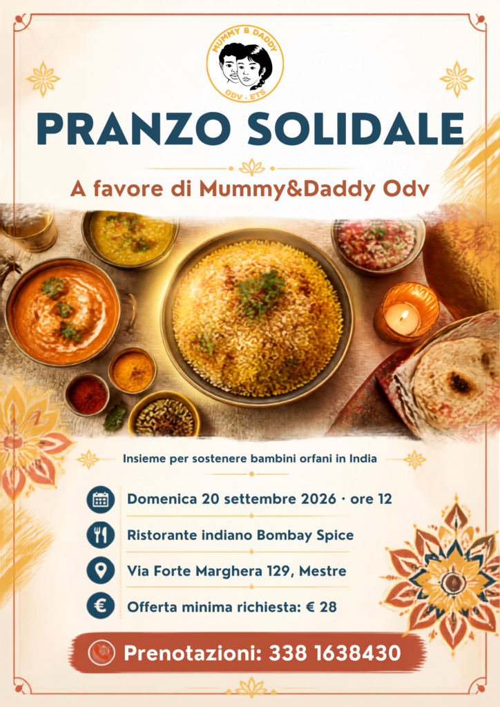 Pranzo solidale - domenica 20 settembre 2026 a Mestre - Venezia